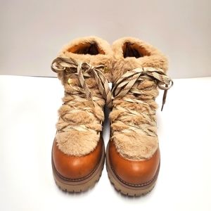 Sam Edelman Ankle Faux Fur Boots